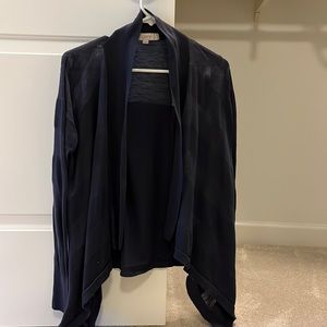 Ann Taylor Loft Striped Cardigan - Small